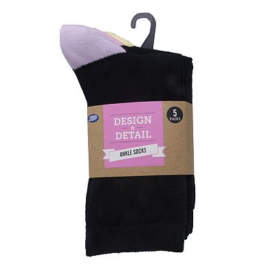 Boots Heel and Toe Socks 5PP Review