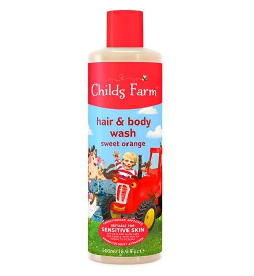 Childs Farm Hair & Body Wash Organic Sweet Orange 500ml