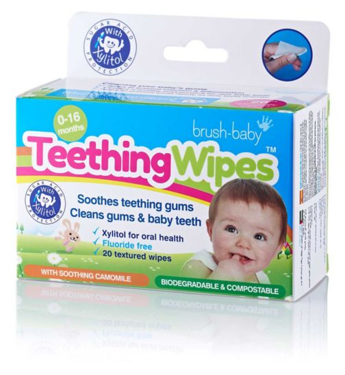 brush-baby Teething Wipes