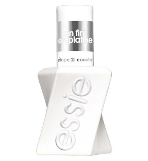 Essie Gel Couture Clear Top Coat, Longlasting, Chip Resistant, Fade Resistant, No UV Lamp Required Nail Polish 13.5ml