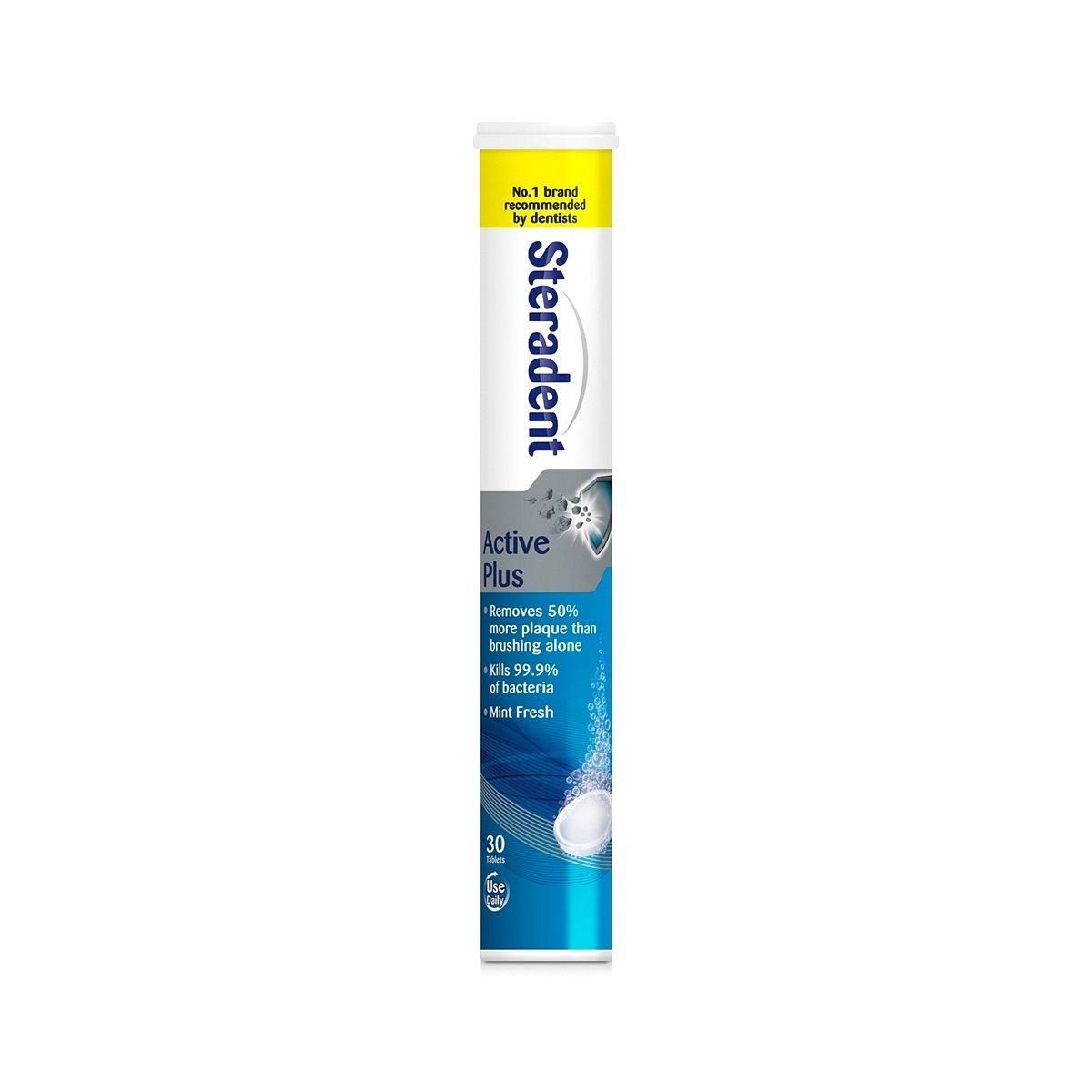 Steradent Active Plus Denture Cleaner Menthol - 30 Tablets