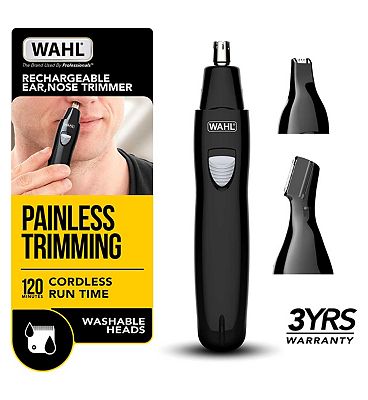 Wahl Trimmer Kit Rechargeable Ear,Nose and Eyebrow - Boots