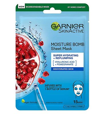 Garnier Moisture Bomb Pomegranate Hydrating Sheet Mask 28g