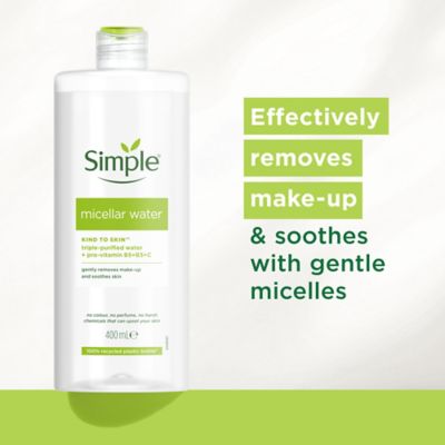Simple Kind to Skin Micellar Cleansing Water 400ml (10)