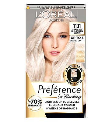 L'Oreal Paris Preference 11.11 Ultra Light Crystal Blonde Permanent Hair Dye