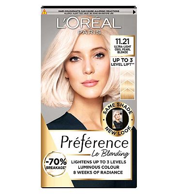 L'Oreal Paris Preference 11.21 Ultra Light Very Very Light Pearl Blonde Permanent Hair Dye
