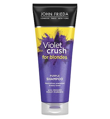John Frieda Violet Crush Purple Shampoo 250ml for Brassy, Blonde Hair