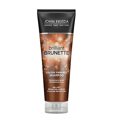 John Frieda Brilliant Brunette Colour Protecting Moisturising Shampoo 250ml