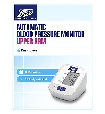 Boots Pharmaceuticals Blood Pressure Monitor - Upper Arm Unit 30 Memories