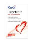 Kwai Heart Care Garlic 300mg plus Vitamin B1 100 Tablets
