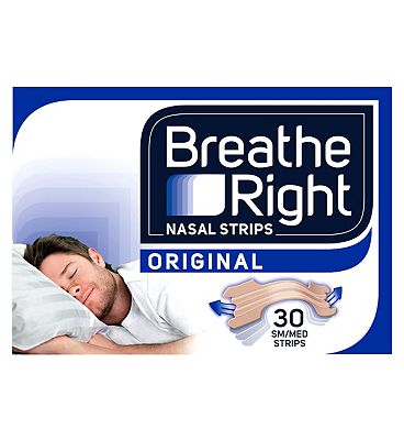 Breathe Right Congestion Relief Nasal Strips Original Small/Medium 30s