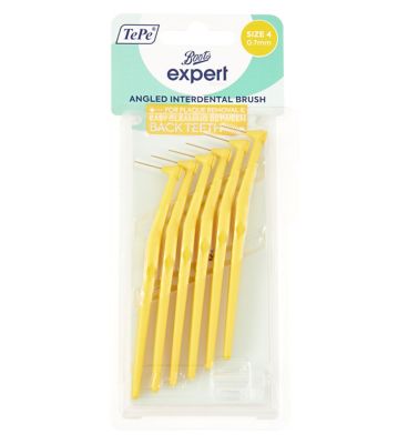 tepe angle interdental brush yellow
