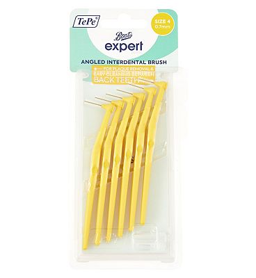 Boots Expert TePe Angled Interdental Brush Yellow 0.7mm