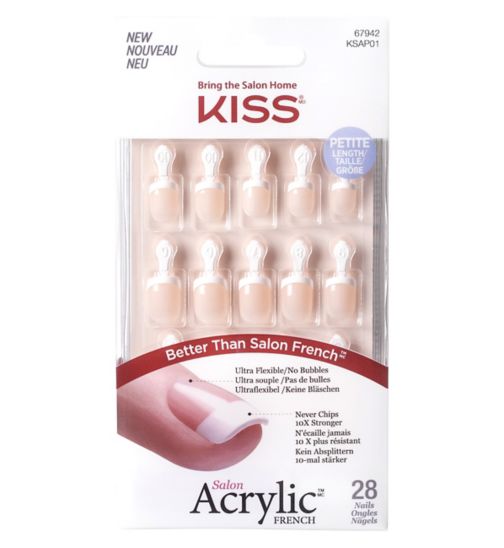 Kiss Salon Acrylic French Nail Kit - Crush Hour