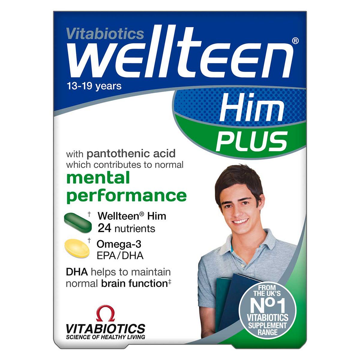 Wellteen Vitabiotics Him Plus - 56 Tablets