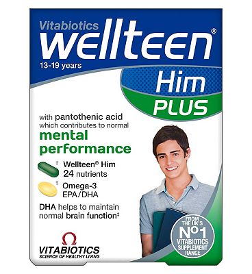 Vitabiotics Wellteen Him Plus - 56 Tablets