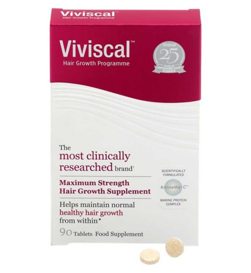 Viviscal Women's Max Strength Supplements - 90 tablets