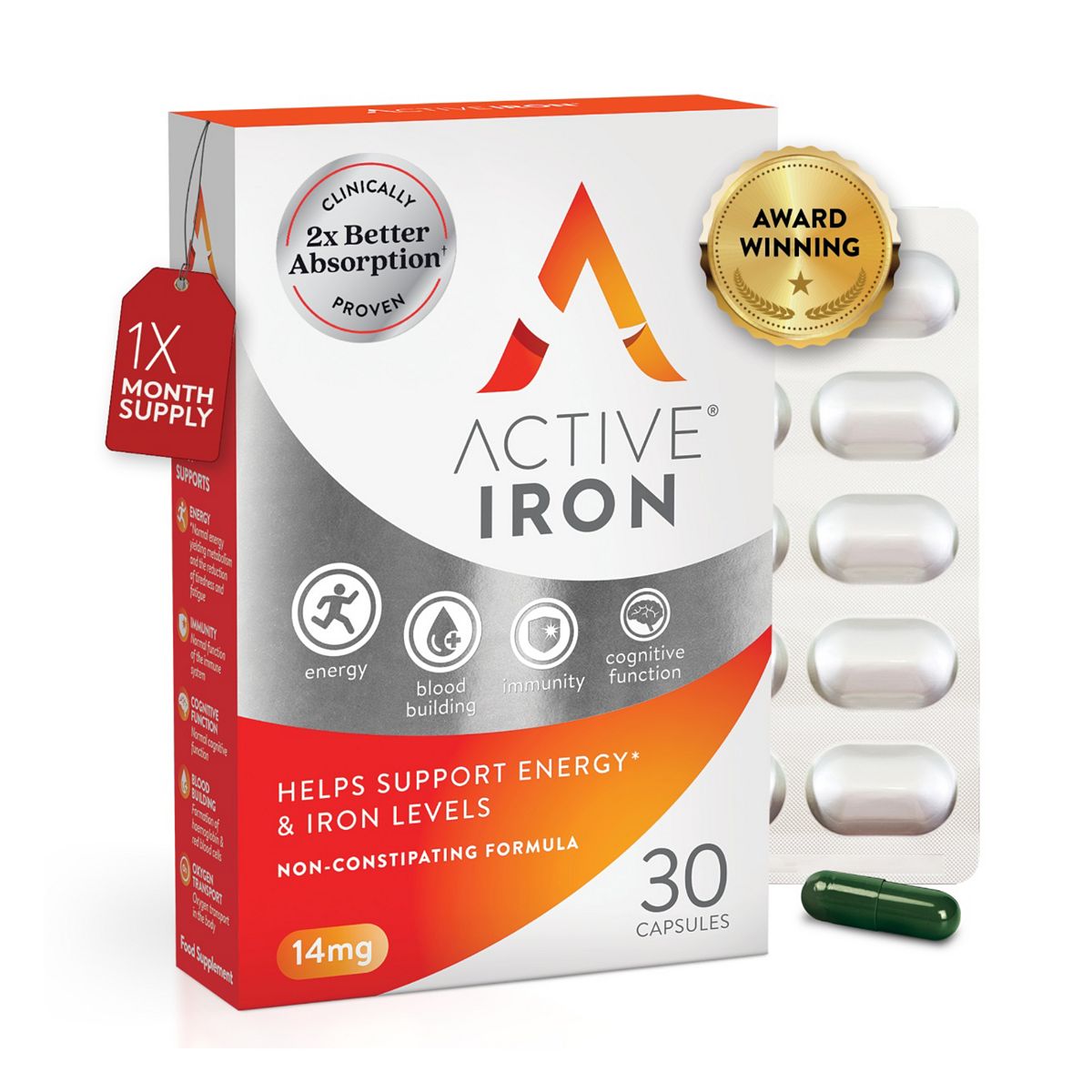 Active Iron - 30 Capsules