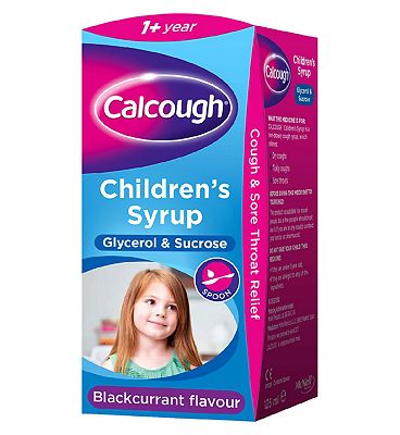 CalCough Children’s Syrup Blackcurrant Flavour 1+ 125ml
