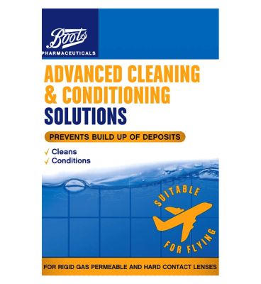cleaning solutions contact lenses opticians Boots