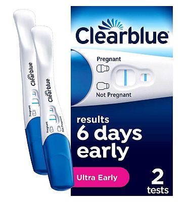  Clear Blue Flip & Click Pregnancy Test, 2 Tests : Health &  Household