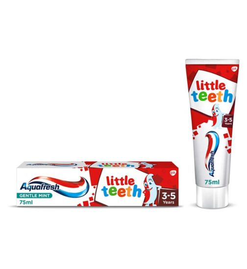 Aquafresh Little Teeth Kids Toothpaste 3-5 Years 75ml