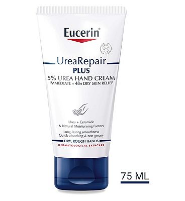 Eucerin UreaRepair 5% Urea Hand Cream for Dry Rough Hands 75ml