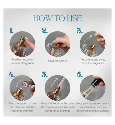 Travalo Perfume Pod Refillable Atomiser 5ml - Hot Pink (3)