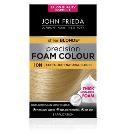 John Frieda Precision Foam Colour 10N Extra Light Natural Blonde 130ml