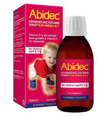 Abidec Advanced Multivitamin Syrup Plus Omega 6 & 9 150ml