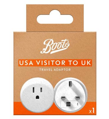 Boots USA Visitor to UK Adaptor Boots