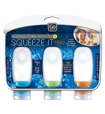 GoTravel Mini Squeezy Travel Bottles