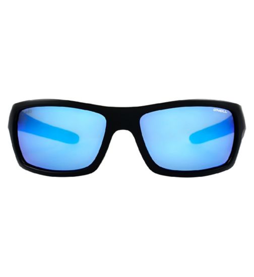 O'Neill Sunglasses Barrell - Matte Black and Lime Mirror Frame