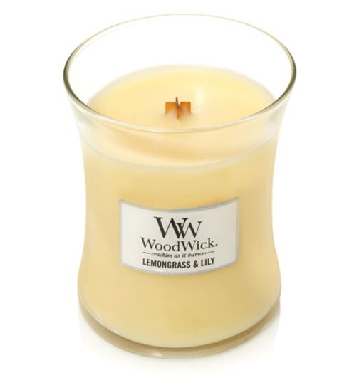WoodWick Lemongrass & Lily Medium Jar Candle