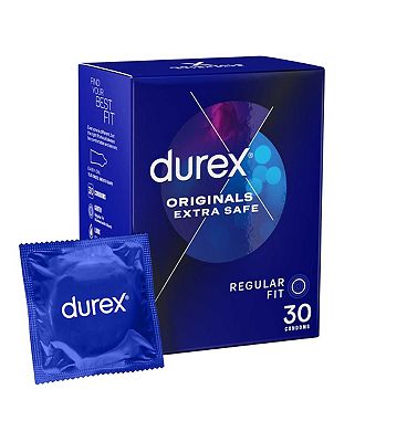 Durex Originals Extra Safe Condoms - Regular Fit - 30 pack