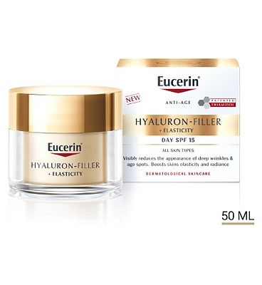 Eucerin Hyaluron-Filler + Elasticity Anti-Ageing Face Cream SPF15 50ml
