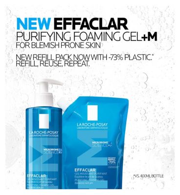La Roche-Posay Effaclar Purifying Foaming Gel Cleanser for Oily, Blemish-Prone Skin 400ml (2)