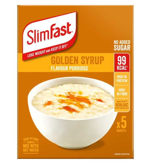 SlimFast Golden Syrup Flavour Porridge 5 x 29g