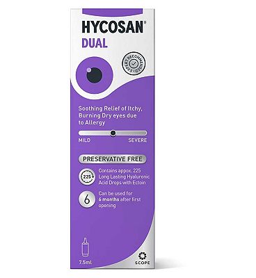 Hycosan Dual Lubricating Eye Drops - 7.5 ml