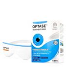 Optase Moist Heat Mask - Reusable Eye Mask with HydroBead Technology for Soothing Relief of Dry Eye, Blepharitis and MGD