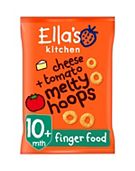 Ella's Kitchen Organic Cheese and Tomato Melty Hoops Baby Snack 10+ Months 20g