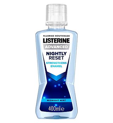 Listerine Advanced Nightly Reset Mouthwash 400ml