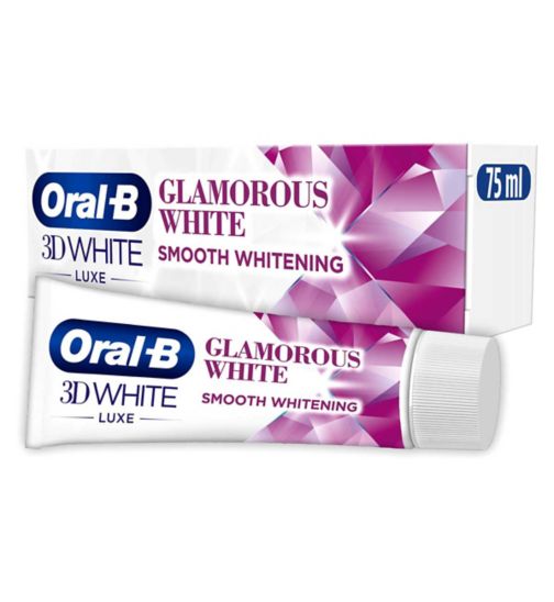 Oral-B 3D White Luxe Glamorous White Toothpaste 75ml