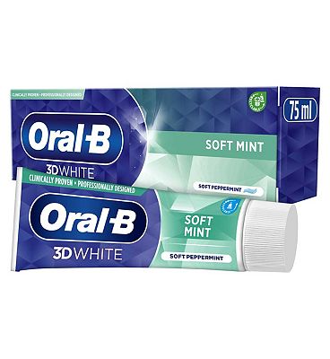 Oral-B 3D White Soft Mint Toothpaste 75ml