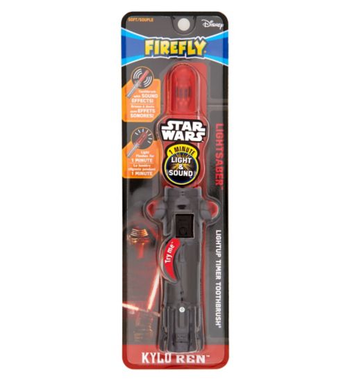 Disney firefly star wars kylo ren lightsaber toothbrush