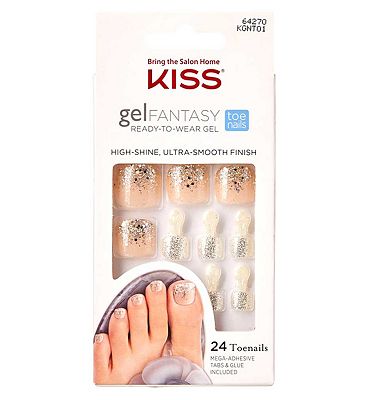 Kiss Gel Fantasy Toenail Kit - Lotta Oomph