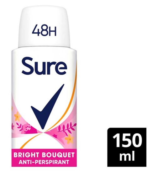 Sure Women Anti-perspirant Bright Bouquet Deodorant Aerosol 150ml