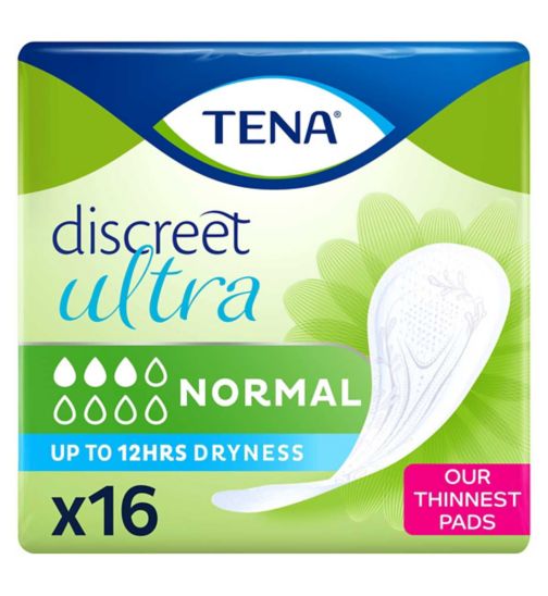 TENA Discreet Ultra Normal Pads 16s