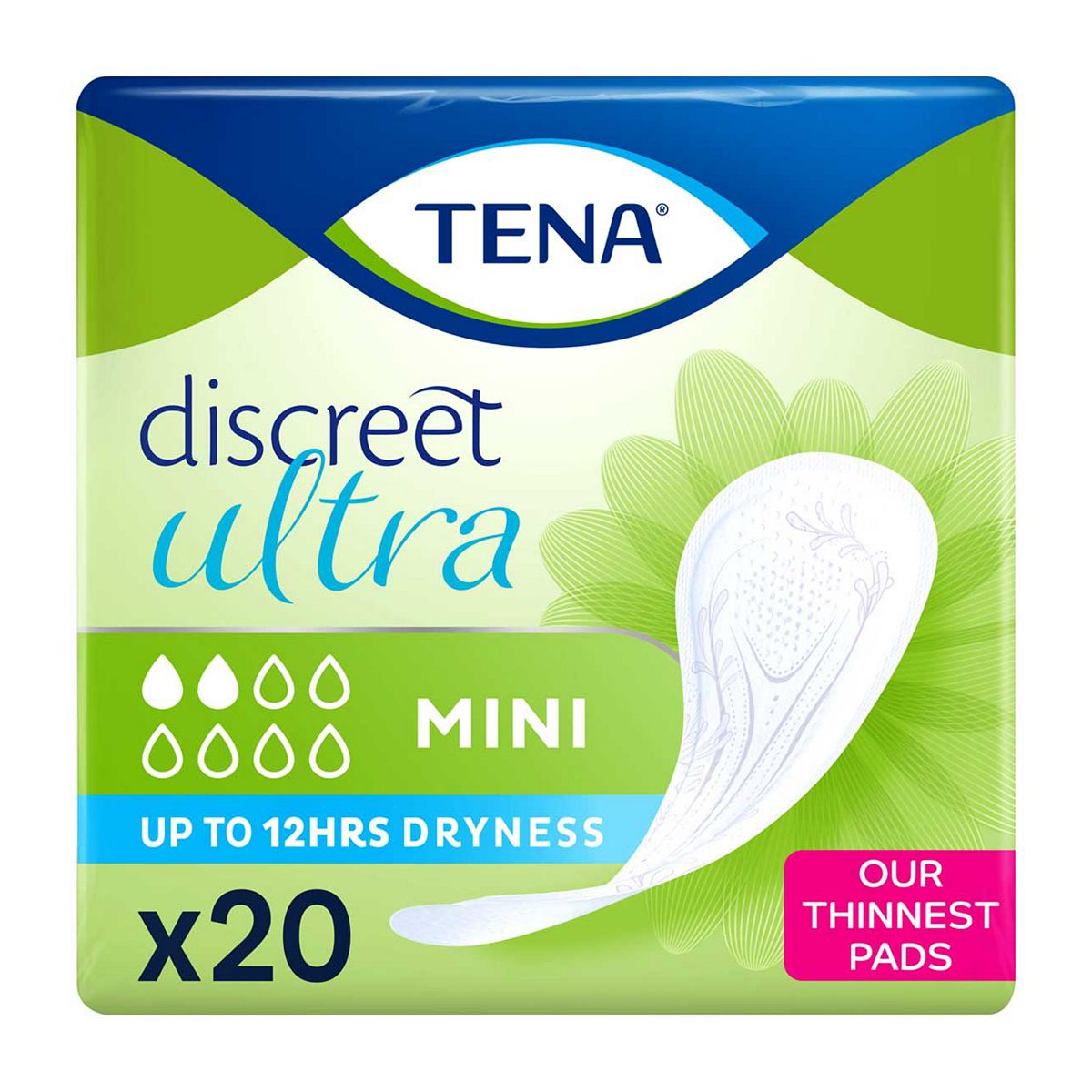Tena Lady Discreet Mini 20 Pads
