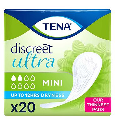 TENA Lady Discreet Mini Incontinence Pads - 20 pack